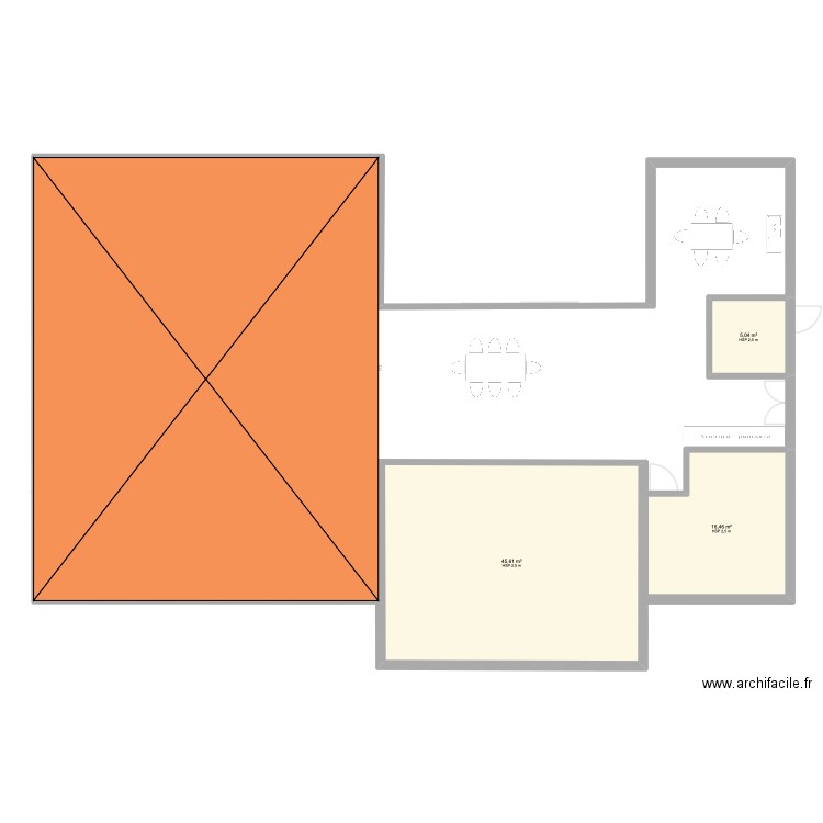 PLAN DEFINITIF TOITURE. Plan de 16 pièces et 241 m2