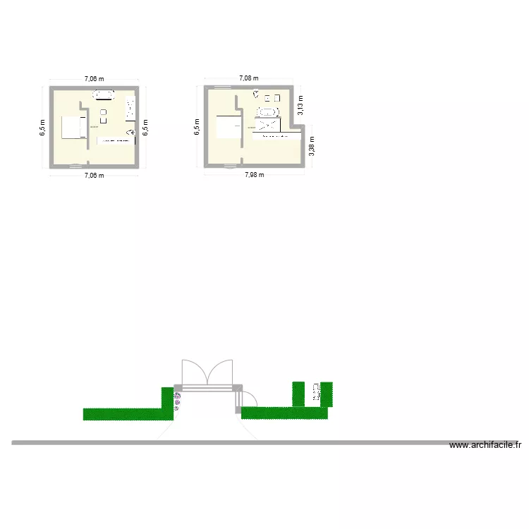 suite parentale 2. Plan de 