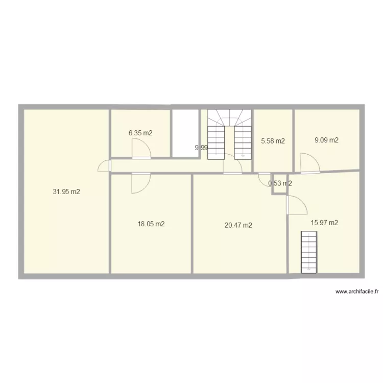 comble 2.2024. Plan de 