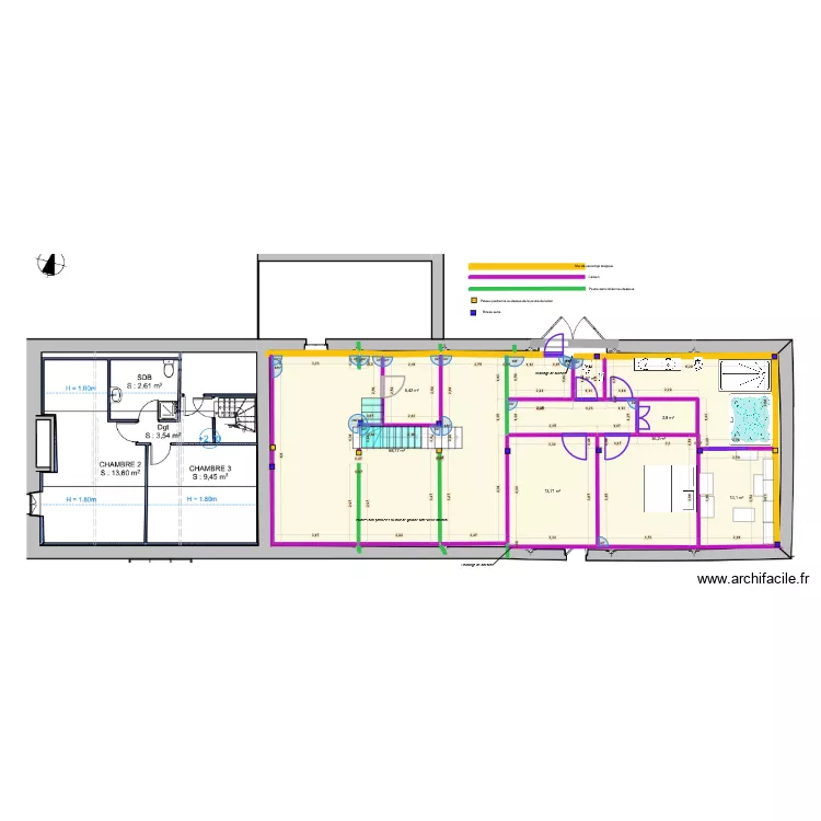 poutres et poteaux 4. Plan de 7 et 129 m² poutres et poteaux 4. Plan de 7 et 129 m²