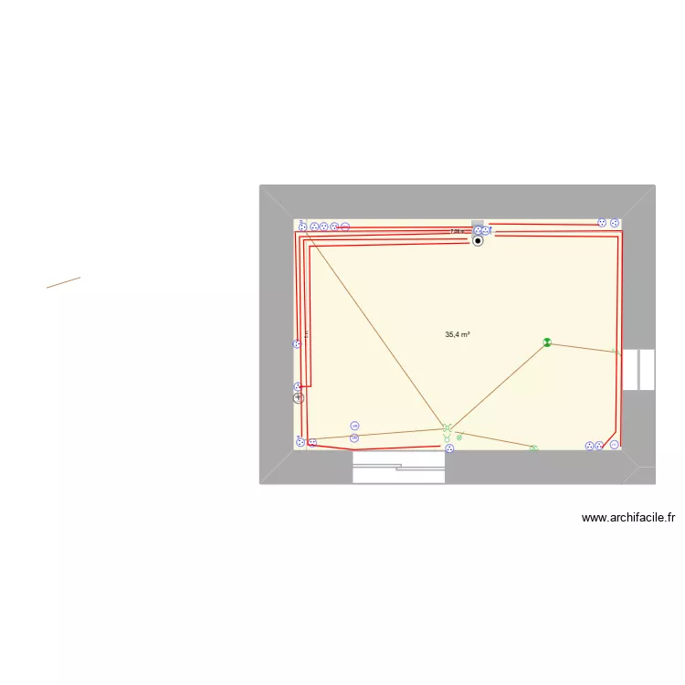 TOULANDREIZ 1. Plan de 1 et 35 m² TOULANDREIZ 1. Plan de 1 et 35 m²