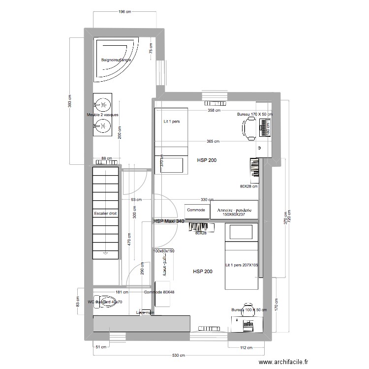 Amiens  193 GR Niveau 2 - état futur 2f. Plan de 0 pièce et 0 m2