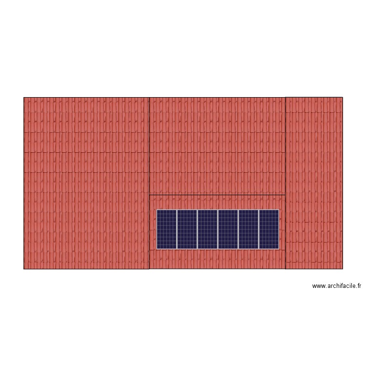 PCMI5 : Plan des toitures avant 2. Plan de 0 pièce et 0 m2
