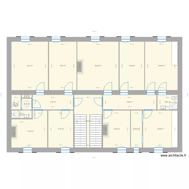 PROJET OLARGUES APPARTEMENT. Plan de 