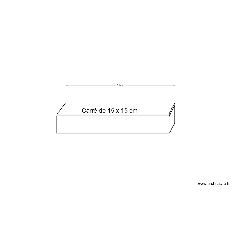 &eacute;tag&egrave;re canap&eacute;. Plan de 