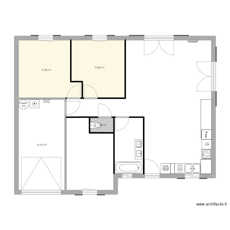 Maison Scooby doo 80m. Plan de 0 pièce et 0 m2