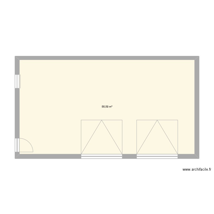 garage-atelier. Plan de 0 pièce et 0 m2
