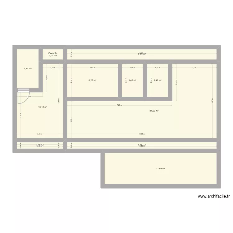 Questembert_001. Plan de 19  et 204 m²