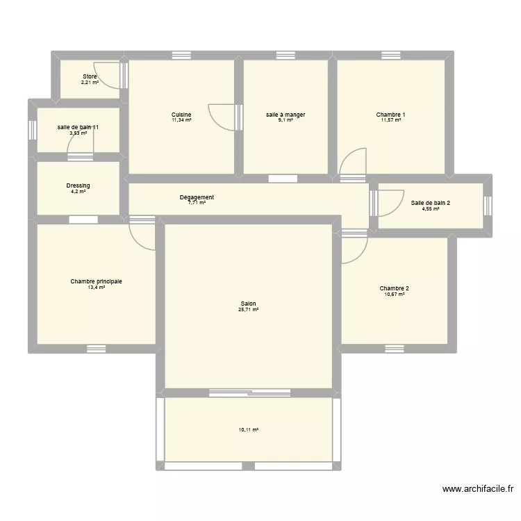 Ma maison pp 3cbres 5. Plan de 12 et 114 m² Ma maison pp 3cbres 5. Plan de 12 et 114 m²