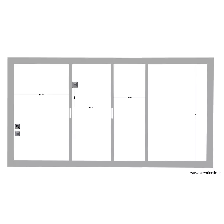 Belverne combles. Plan de 