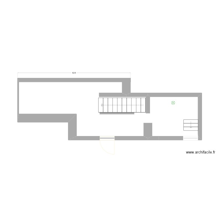 Villette Apartement Jardin. Plan de 0 pièce et 0 m2