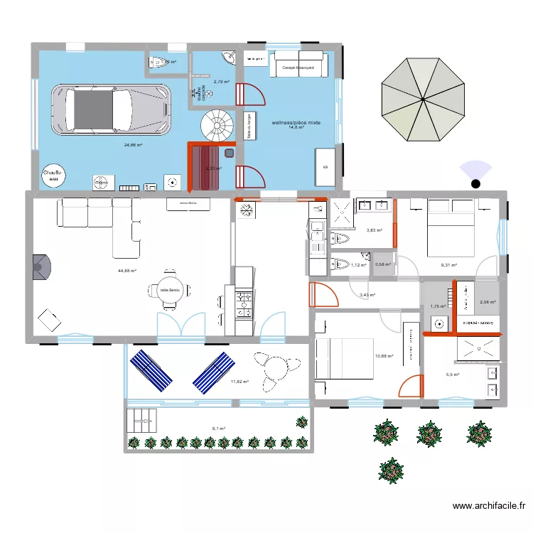 Allemagne rénovation 4. Plan de 18 et 150 m² Allemagne rénovation 4. Plan de 18 et 150 m²
