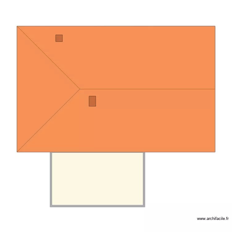 toiyture. Plan de 2 Pièces et 100 m² toiyture. Plan de 2 Pièces et 100 m²