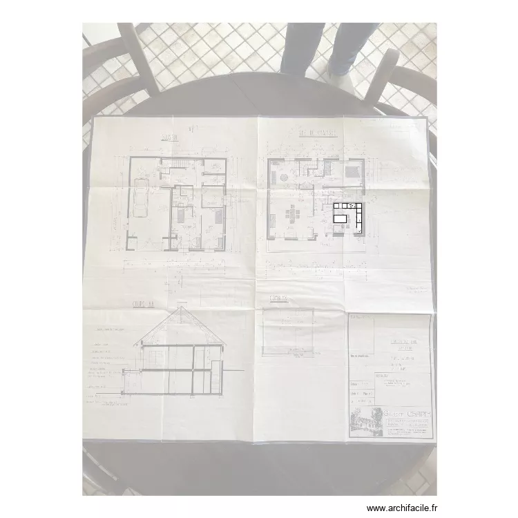 MAISON LE MANS. Plan de 