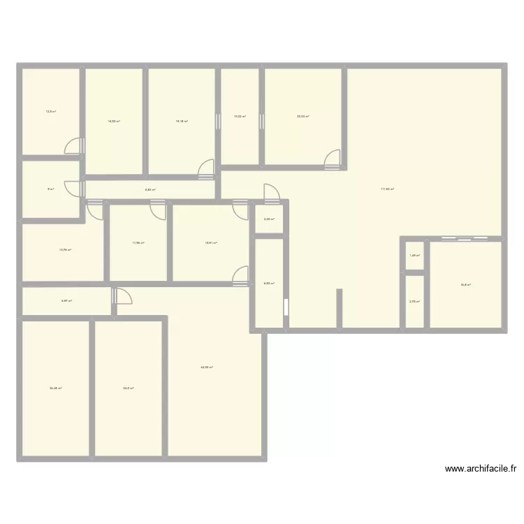 plan maison bouaye. Plan de 20  et 380 m²