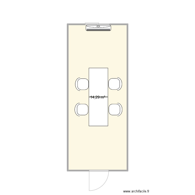 NOVACYL CHANTIER ST FONS. Plan de 1 pièce et 14 m2