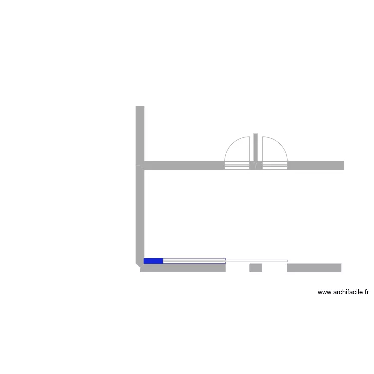 Portes Salle a Manger Salon. Plan de 
