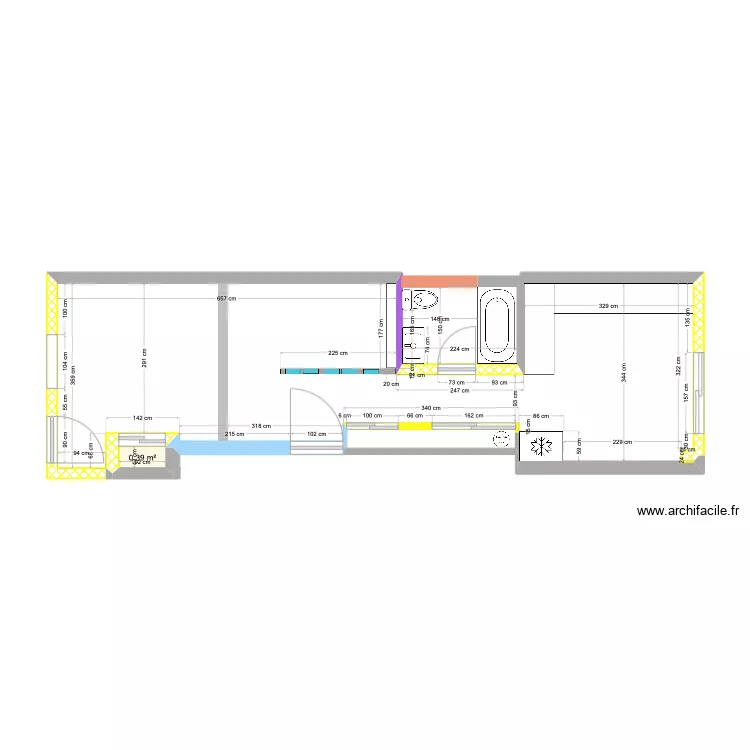 Lalancette peinture. Plan de 