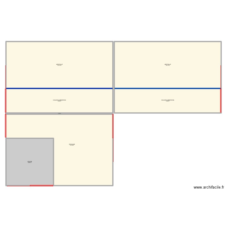 BATIMENT LAURENT . Plan de 7 pièces et 645 m2