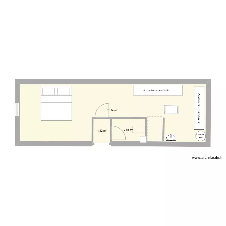 SUITE. Plan de 3 et 35 m² SUITE. Plan de 3 et 35 m²