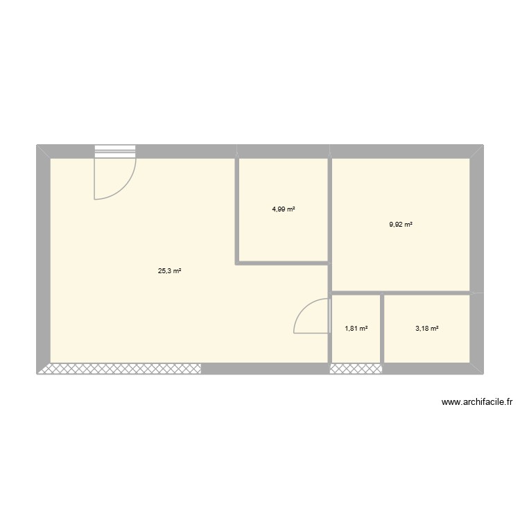 sous-sol 1. Plan de 0 pièce et 0 m2
