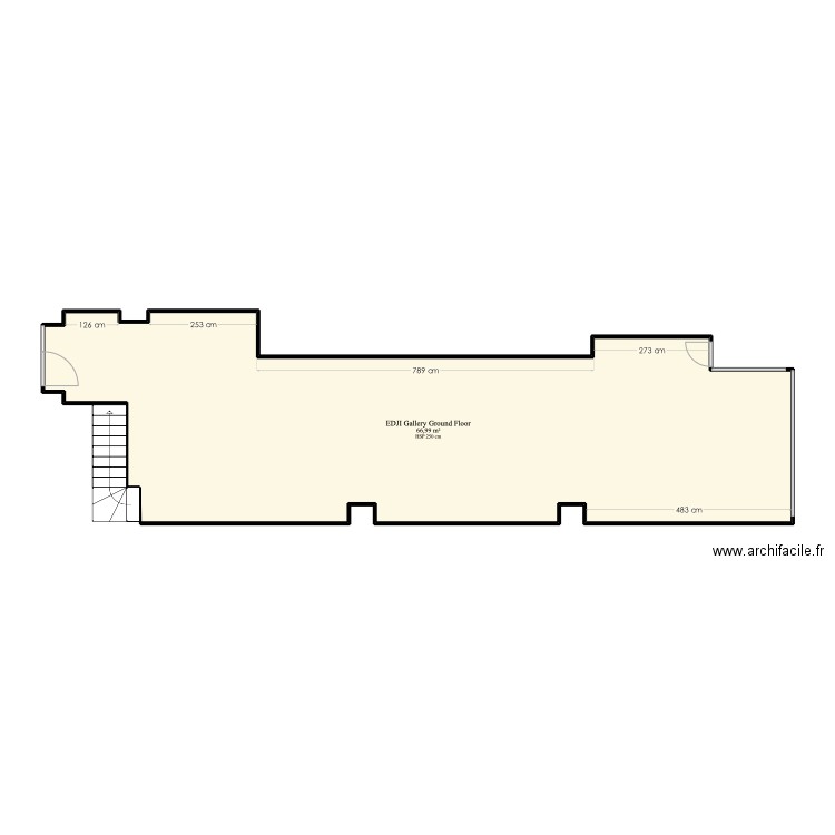 EDJI Gallery 2D. Plan de 0 pièce et 0 m2