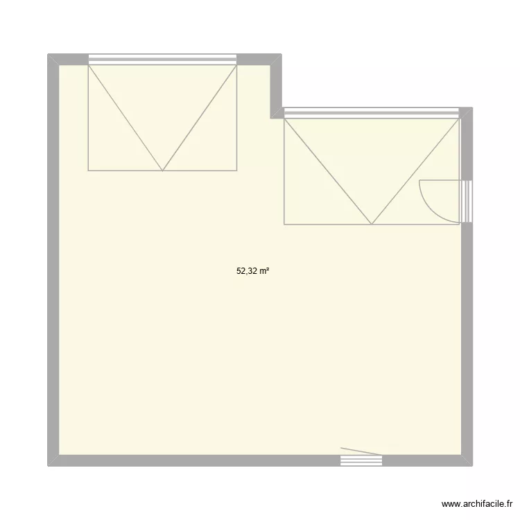MONRAISIN GARAGE. Plan de 1 Pièce et 52 m² MONRAISIN GARAGE. Plan de 1 Pièce et 52 m²