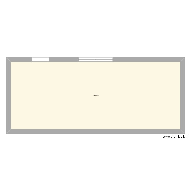 Maison de rêve. Plan de 1 pièce et 160 m2