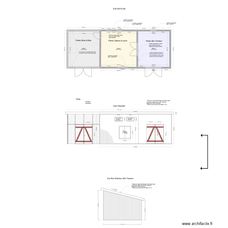 Nouvelle Cabane à sucre Joel 03/02/2024. Plan de 0 pièce et 0 m2
