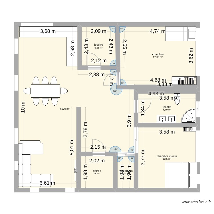 maison 1. Plan de 0 pièce et 0 m2 maison 1. Plan de 0 pièce et 0 m2