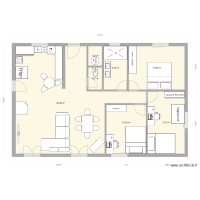 Plan chambre 1 et 2