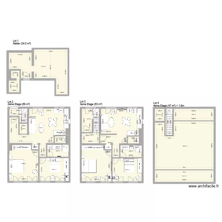 App de la gare 2eme open. Plan de 