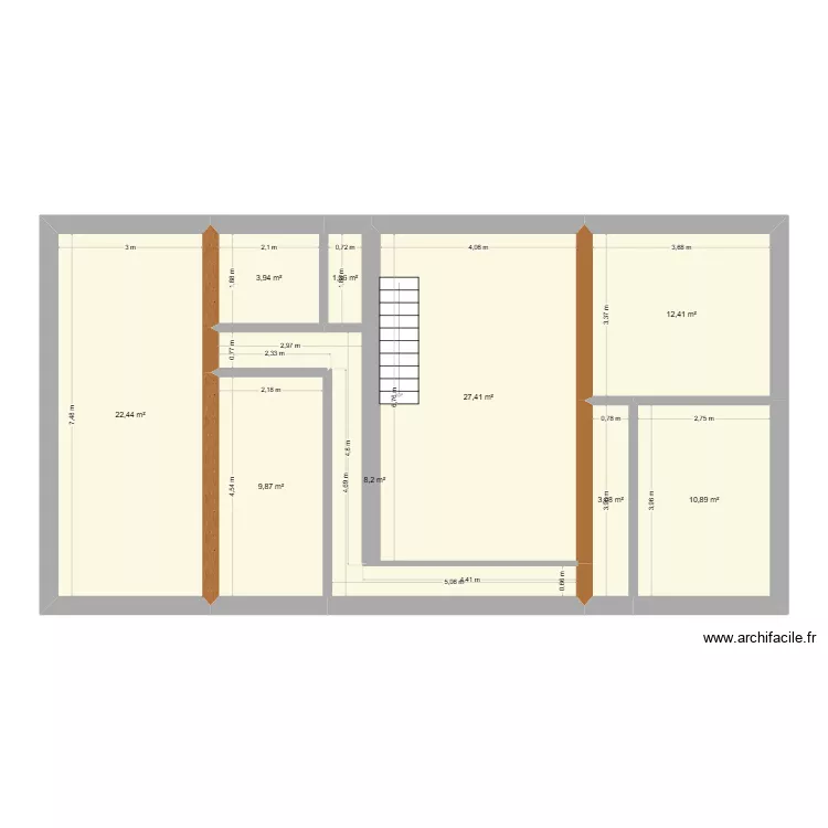 grange niv0. Plan de 9 Pièces et 100 m² grange niv0. Plan de 9 Pièces et 100 m²