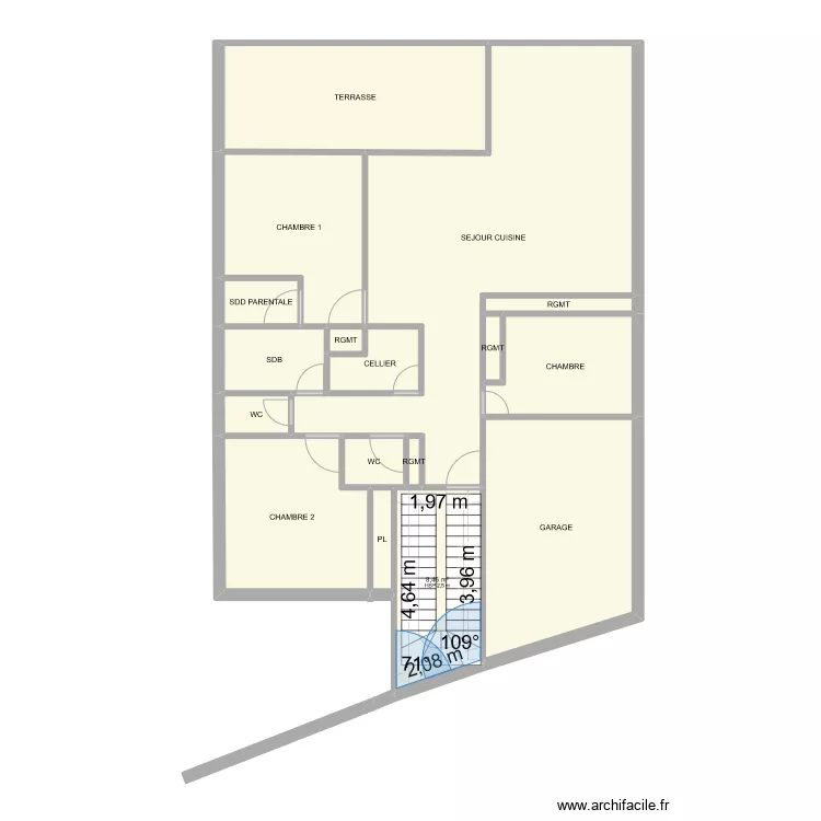 SIDI YOUCHAA MODIF 1ER. Plan de 