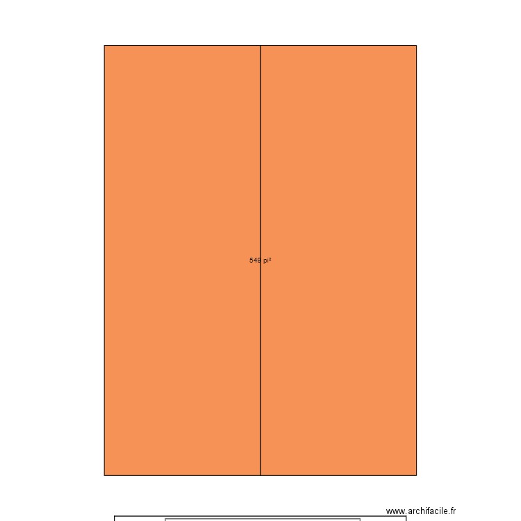 Garage 21 x 30. Plan de 0 pièce et 0 m2