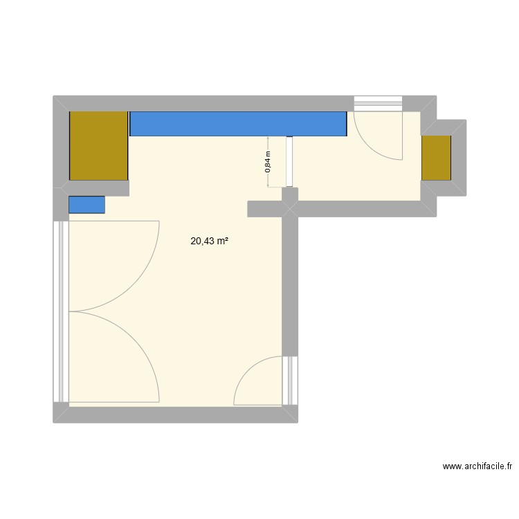 Garage Montauroux aménagé. Plan de 1 pièce et 20 m2