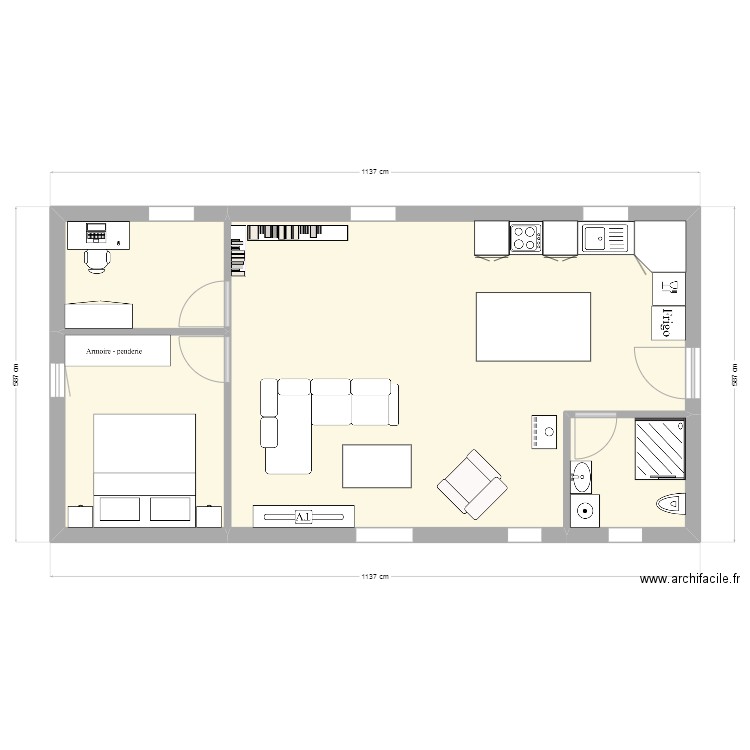 Appart. Plan de 0 pièce et 0 m2