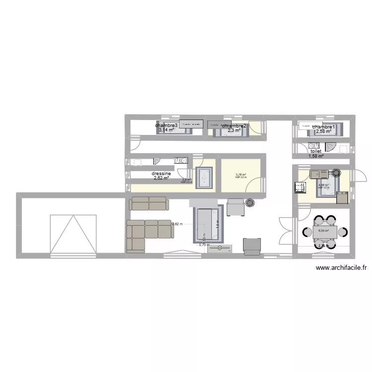 ita. Plan de 9 et 31 m² ita. Plan de 9 et 31 m²