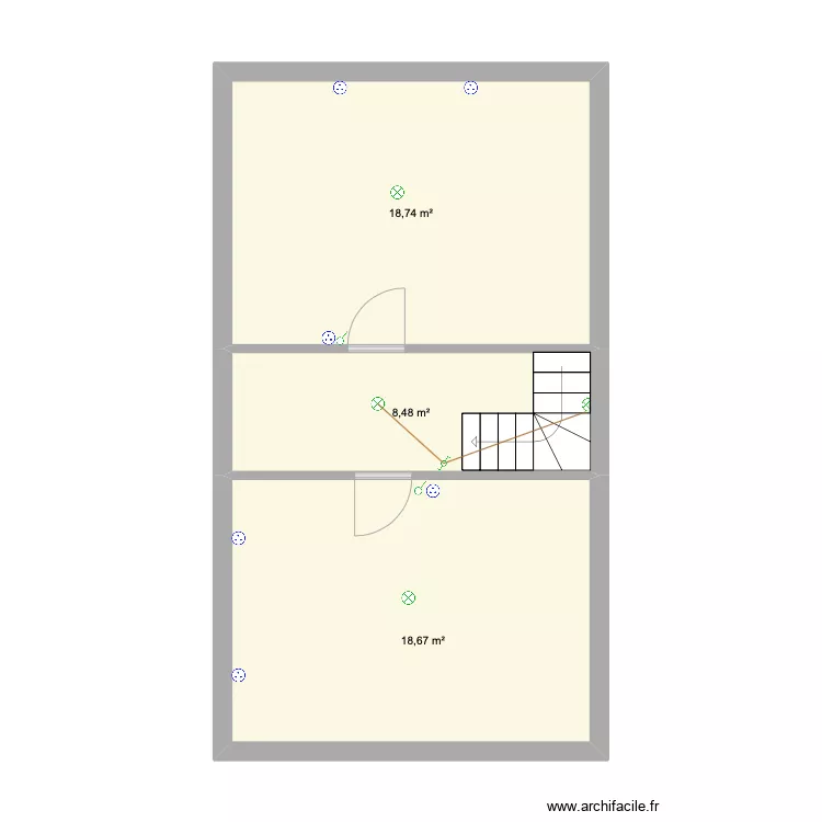 Pindray Elec R+1. Plan de 