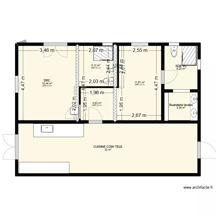 RDC Am&eacute;nagement. Plan de 