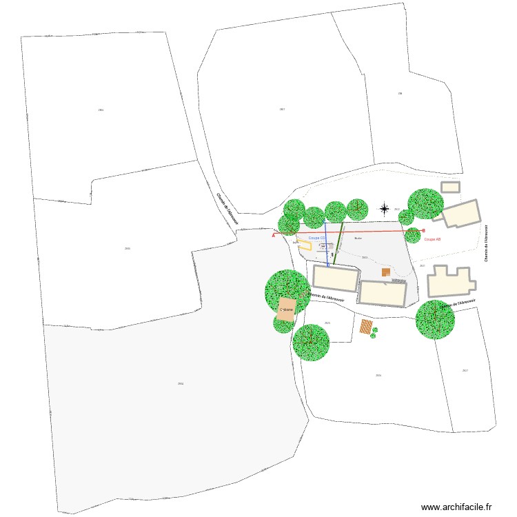 Cabane 1. Plan de 0 pièce et 0 m2