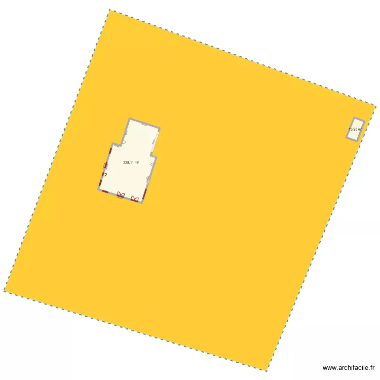 maison K Pujols. Plan de maison K Pujols. Plan de