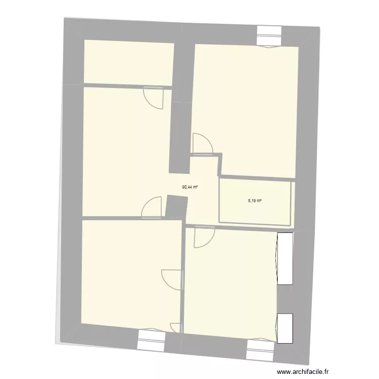 CellesSurBelle. Plan de 