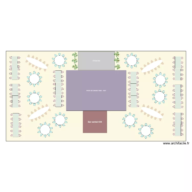 plan table Candice et jonathan . Plan de 