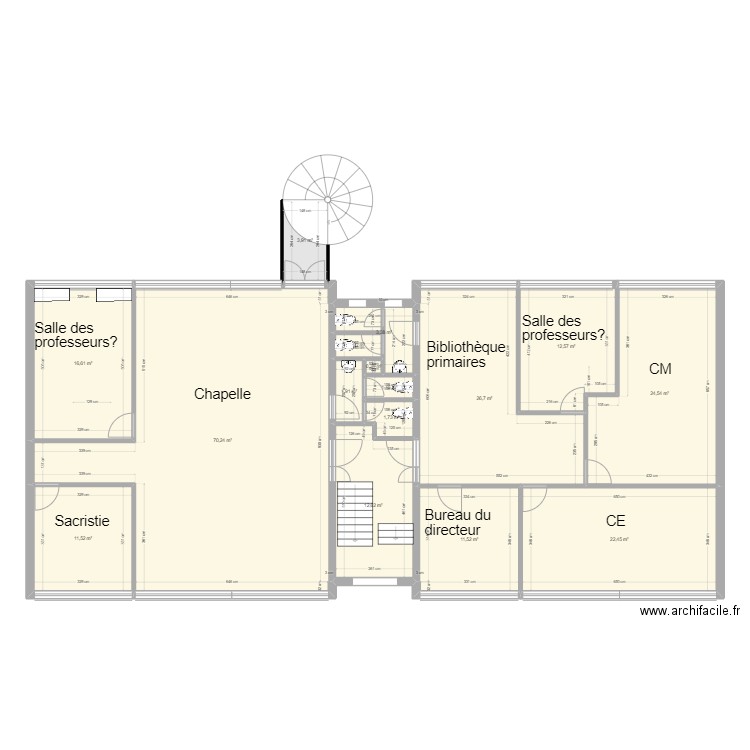  R+1 Guillemin modification. Plan de 0 pièce et 0 m2