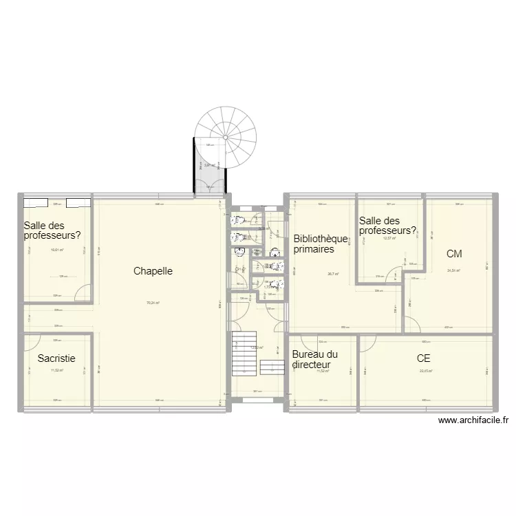  R+1 Guillemin modification. Plan de 