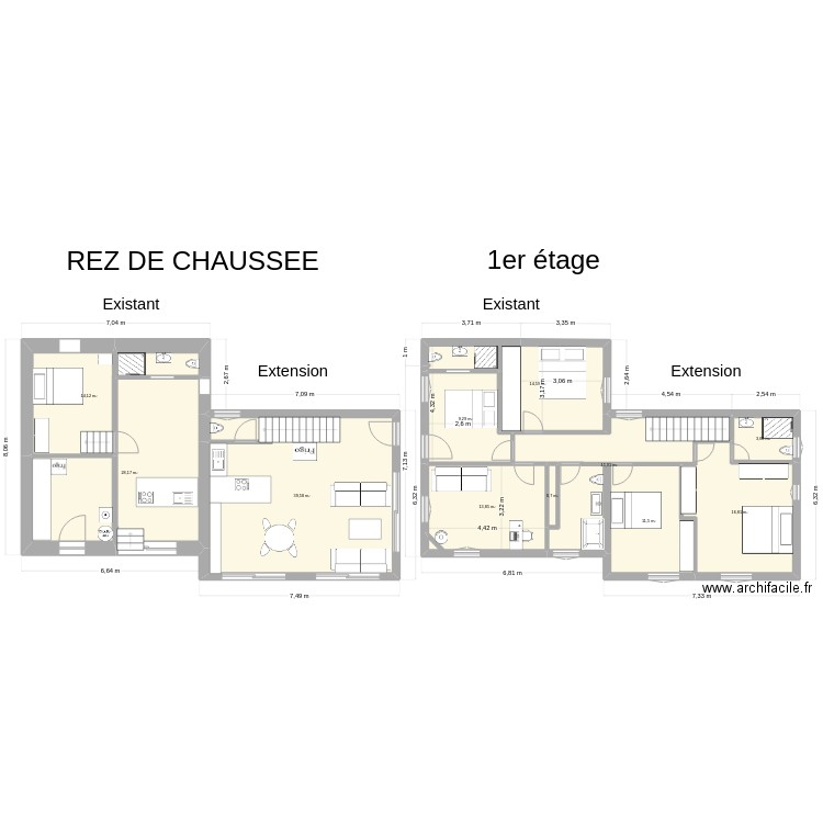 petite maison + studio 2. Plan de 11 pièces et 168 m2