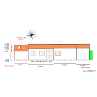 Facade SUD                                chalet 67