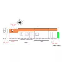 Facade SUD                                chalet 67