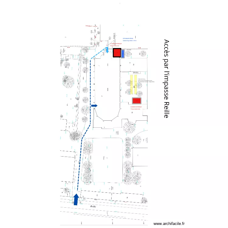 Implantation grimbergen. Plan de 